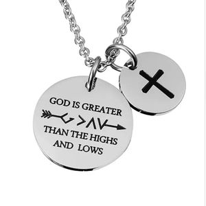 New Stainless Steel inspirational Necklace Beautiful!